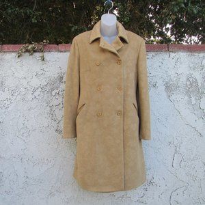 Massimo Rebecchi camel embossed coat 44/US12